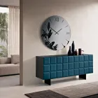 Buffet d'intérieur à 3 portes à carreaux, fabriqué en Italie - Elisabetta Viadurini