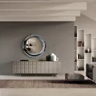 Buffet d'intérieur à 4 portes à carreaux, fabriqué en Italie - Elisabetta Viadurini