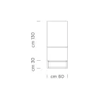 Buffet de salon en bois de sapin plaqué Made in Italy - Salerno Viadurini