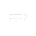 Buffet de salon en bois mat et stratifié HPL Made in Italy - Fiorenza Viadurini