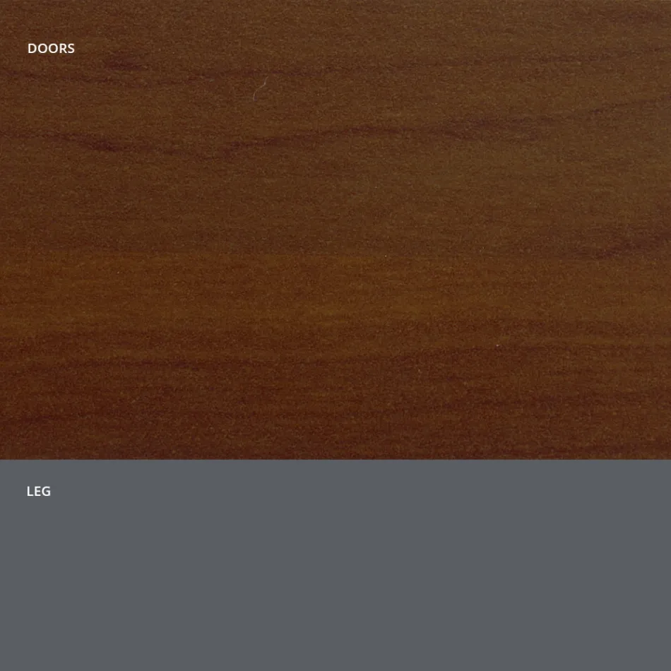 Buffet de salon en bois mat et stratifié HPL Made in Italy - Fiorenza Viadurini