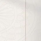 Buffet de salon en Mdf blanc avec bas-relief Made in Italy - Stilea Viadurini