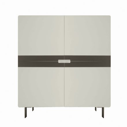 Buffet de salon en Mdf et support à 4 pieds Made in Italy - Teresina Viadurini