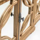 Buffet en pin naturel vieilli avec portes miroir - Agnone Viadurini