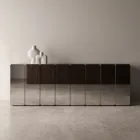 Buffet moderne en bois miroir au design élégant, fabriqué en Italie - Ester Viadurini