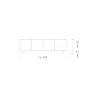 Buffet moderne en bois de frêne plaqué Made in Italy - Galassia Viadurini