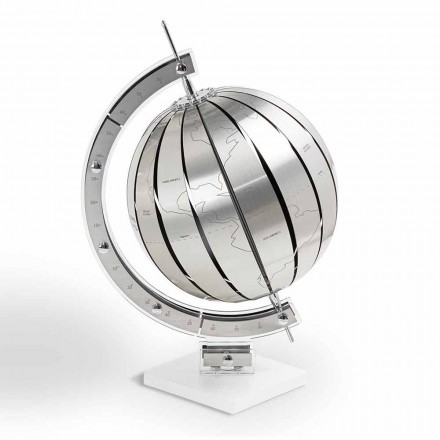 Monde Globe par table design moderne, made in Italy Viadurini