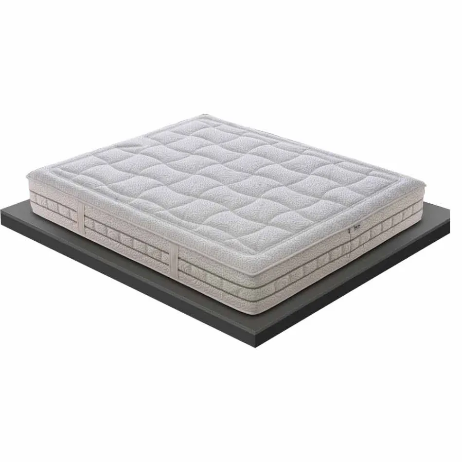25 cm Matelas Double Mémoire de Haute Qualité Fabriqué en Italie - Platine Viadurini