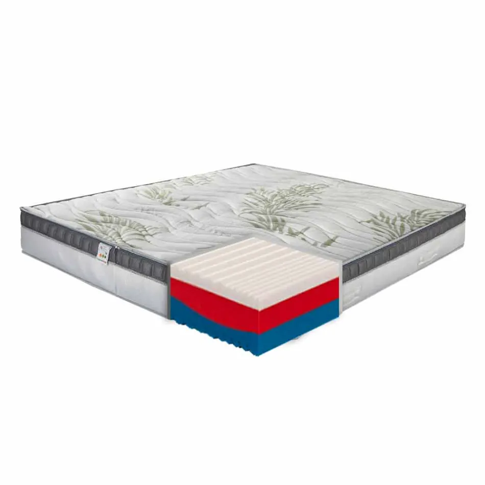 Matelas Memory Double AquaForm de 25cm de haut Fabriqué en Italie - Idée Viadurini