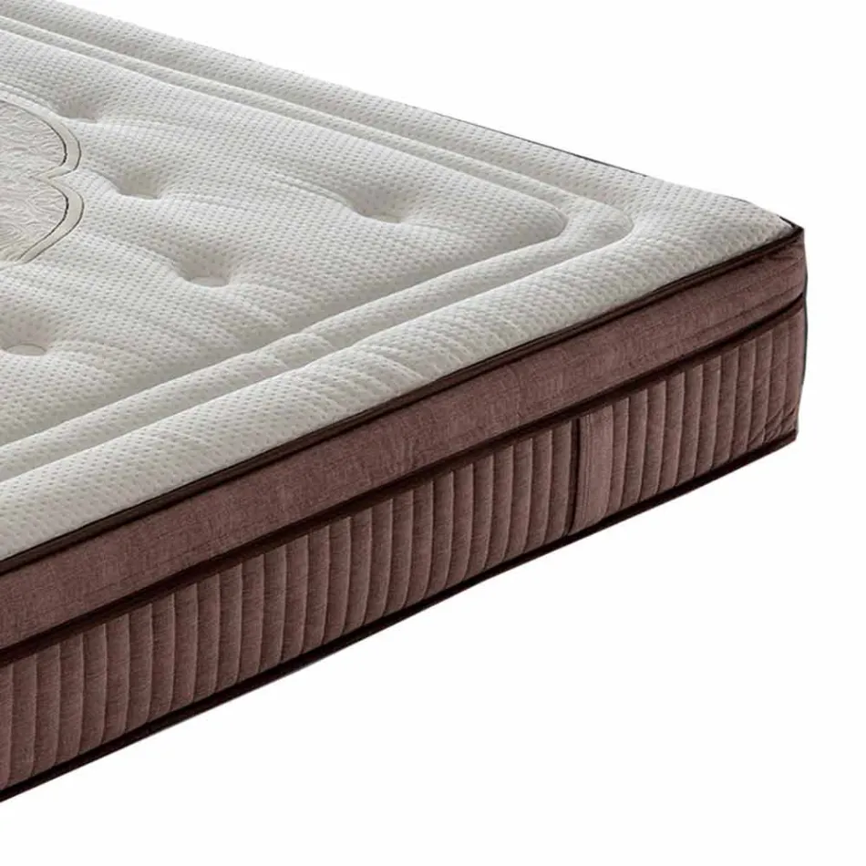 Matelas à mémoire unique à sept zones H 25 cm Fabriqué en Italie - Polyvalent Viadurini