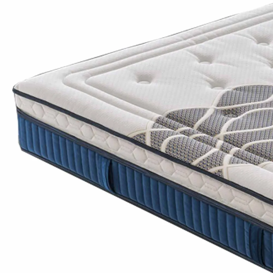 Matelas simple en Memory Aloe Feel avec 800 ressorts fabriqués en Italie - Grèce Viadurini