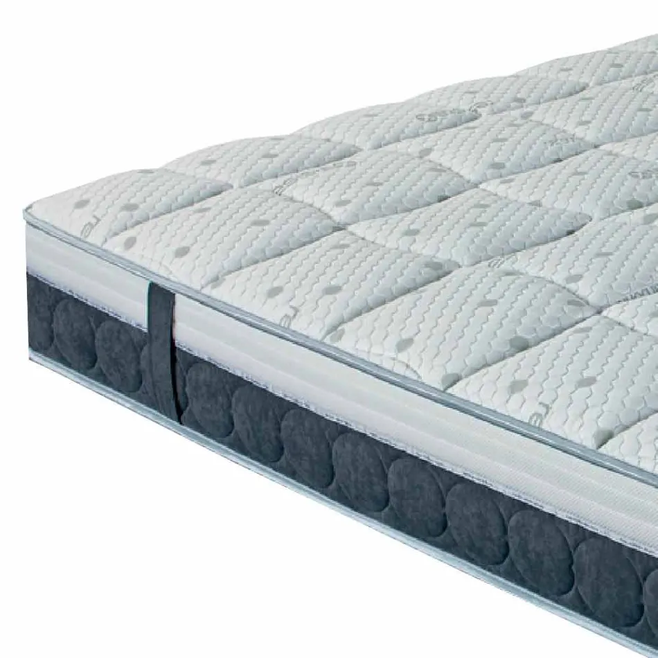 Matelas simple en Memory Aloe Feel et Carbon Resistex Made in Italy - Villa Viadurini