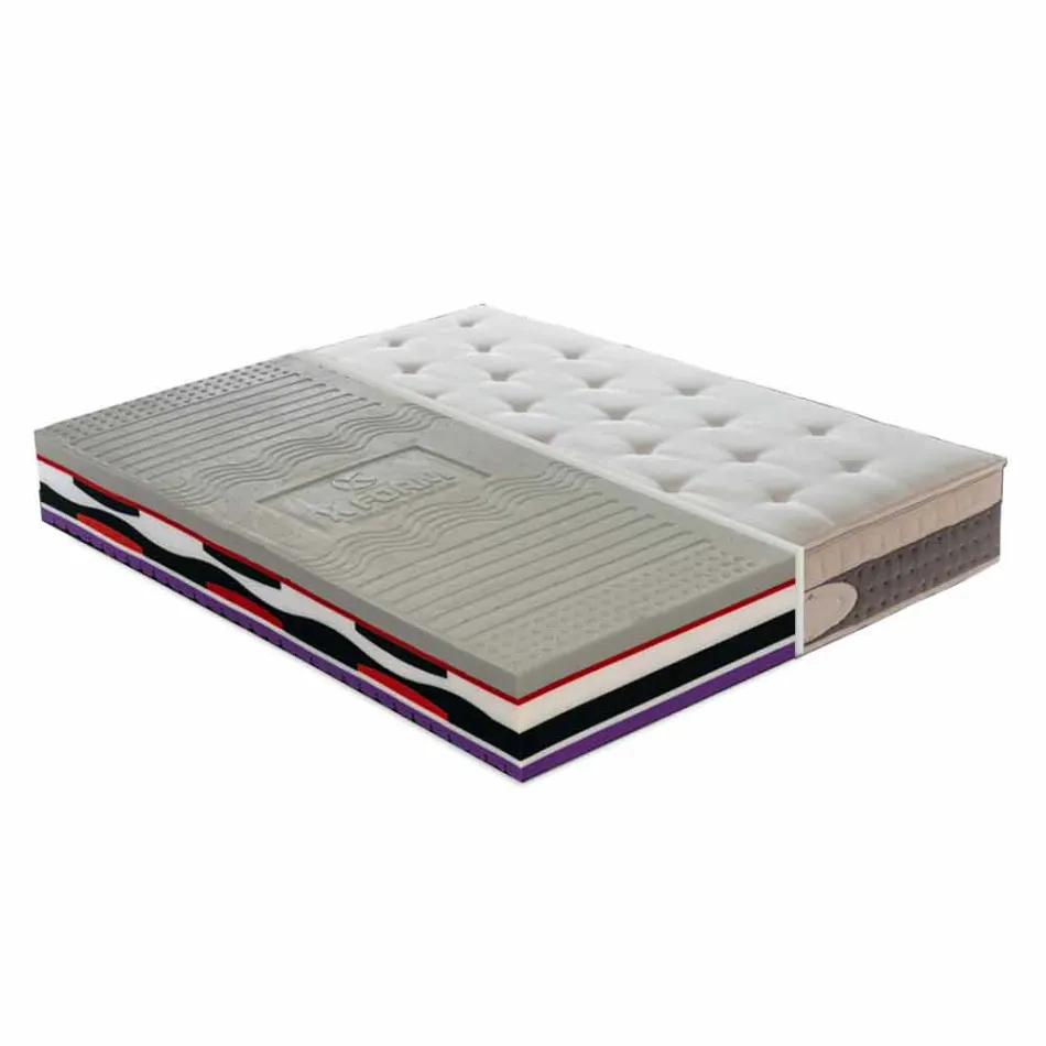 Matelas simple à mémoire haute densité Xform Made in Italy - Silvestro Viadurini