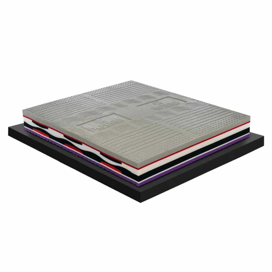 Matelas simple à mémoire haute densité Xform Made in Italy - Silvestro Viadurini