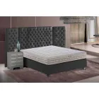 Matelas un an et demi en mémoire de luxe H 25 cm Fabriqué en Italie - Platine Viadurini