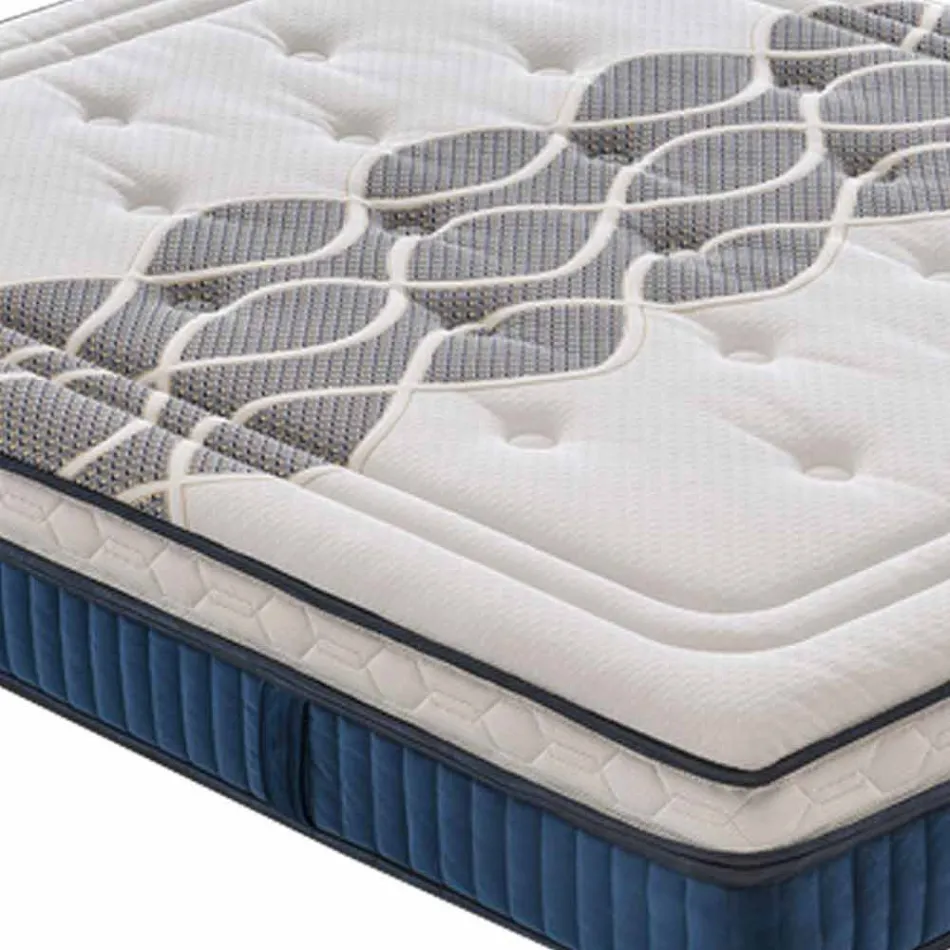 Matelas à ressorts Aloe Feel 800 à mémoire de forme et demi Fabriqué en Italie - Grèce Viadurini