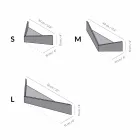 Étagère murale design en contreplaqué et métal avec porte-manteau - Berema Viadurini