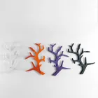 Étagère murale en plexiglas avec patères Made in Italy - Néon Viadurini