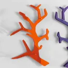 Étagère murale en plexiglas avec patères Made in Italy - Néon Viadurini