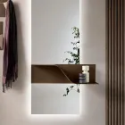 Étagère murale ondulée en métal Nimea, disponible en trois finitions de couleur Viadurini