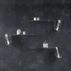 Etagère Design en Cristal Acrylique Transparent Fabriqué en Italie - Teride Viadurini