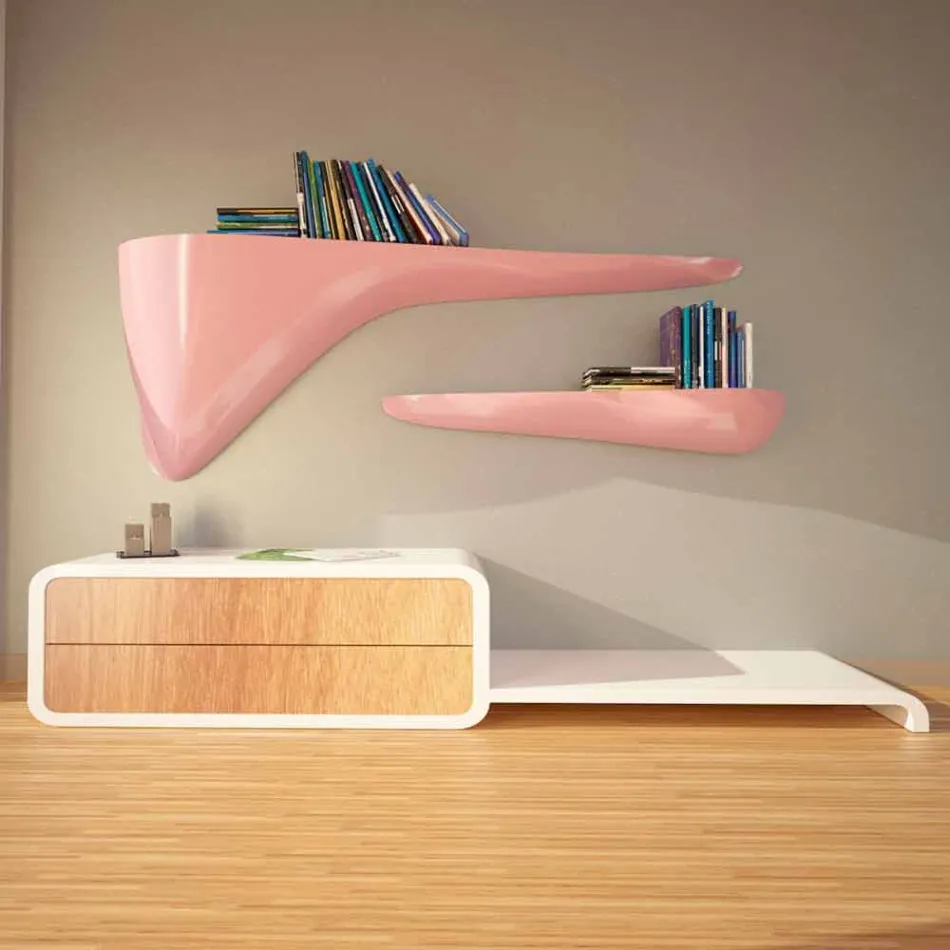 Etagère design moderne produite en Italie, Sizzano Viadurini