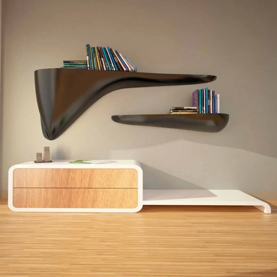 Etagère design moderne produite en Italie, Sizzano Viadurini