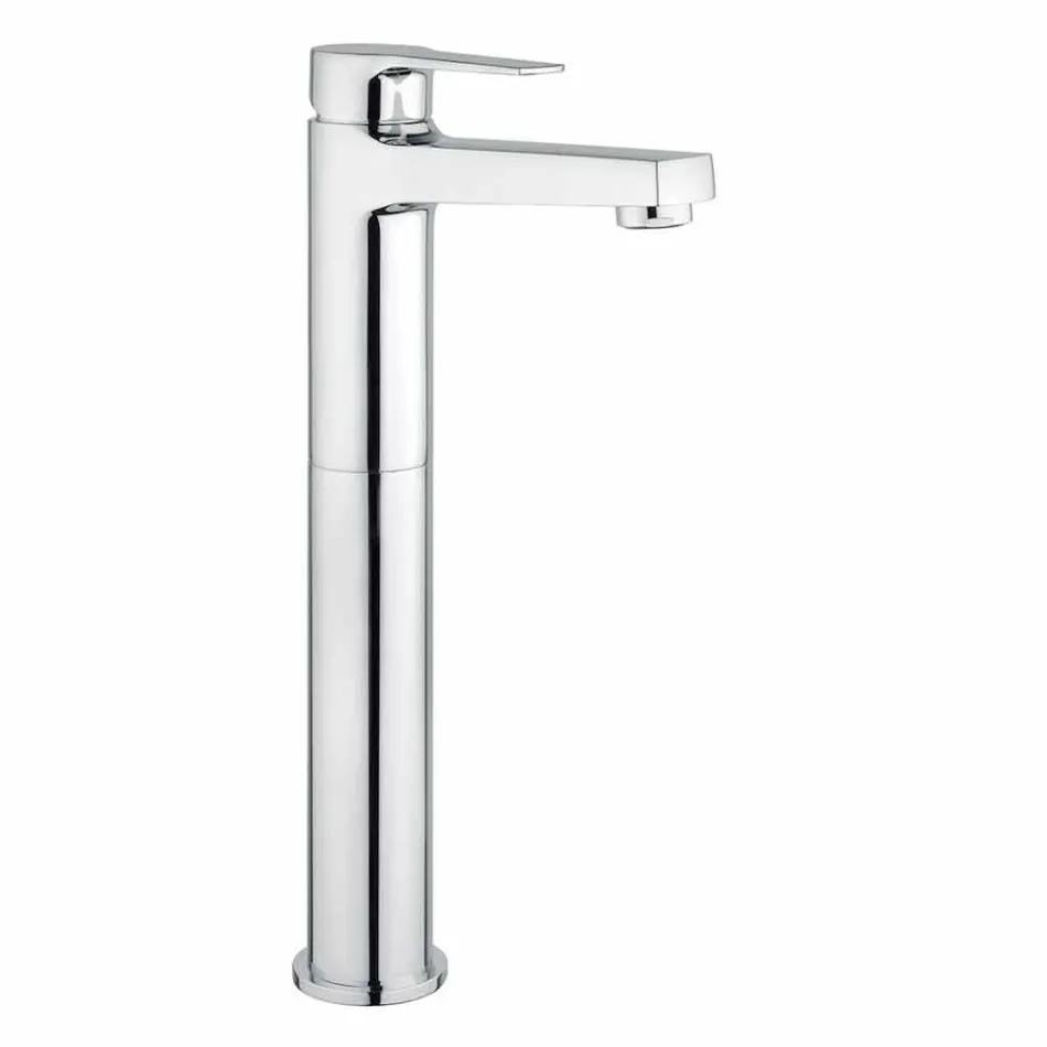 Grand mitigeur de lavabo en laiton sans drain Made in Italy - Sindra Viadurini