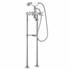 Mitigeur classique pour baignoire au sol en laiton Made in Italy - Panico Viadurini