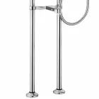 Mitigeur classique pour baignoire au sol en laiton Made in Italy - Panico Viadurini