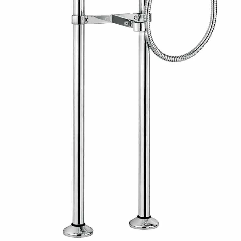 Mitigeur classique pour baignoire au sol en laiton Made in Italy - Panico Viadurini