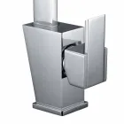 Mitigeur avec bec réglable pour lavabo en laiton Made in Italy - Alibi Viadurini