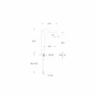 Mitigeur design pour lavabo en laiton Made in Italy - Filipo Viadurini