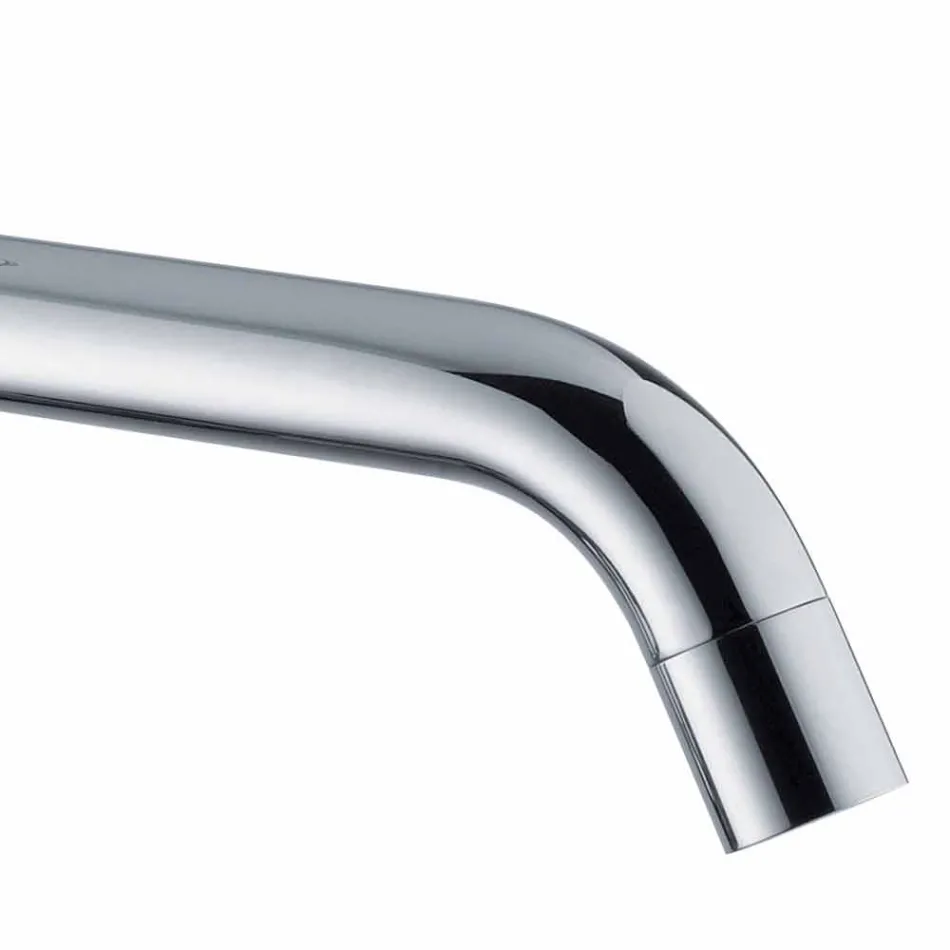 Mitigeur lavabo avec bec 200 mm entraxe en laiton Made in Italy - Liro Viadurini