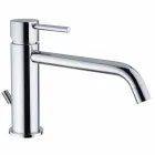Mitigeur lavabo avec bec 200 mm entraxe en laiton Made in Italy - Liro Viadurini