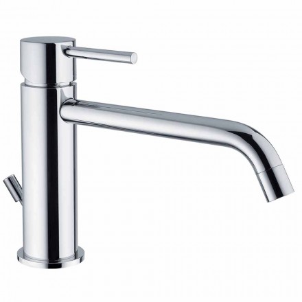 Mitigeur lavabo avec bec 200 mm entraxe en laiton Made in Italy - Liro Viadurini