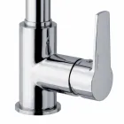 Mélangeur d'évier de cuisine avec tuyau en laiton réglable fabriqué en Italie - Cory Viadurini