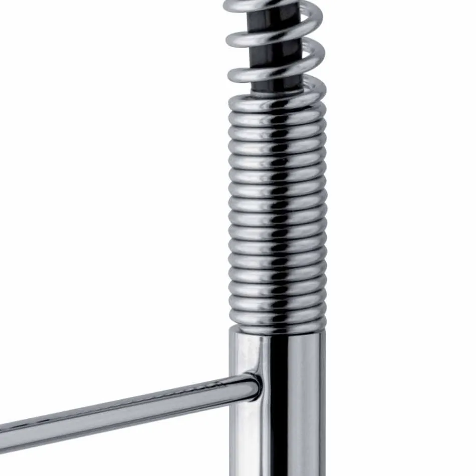 Mélangeur d'évier de cuisine avec tuyau en laiton réglable fabriqué en Italie - Cory Viadurini