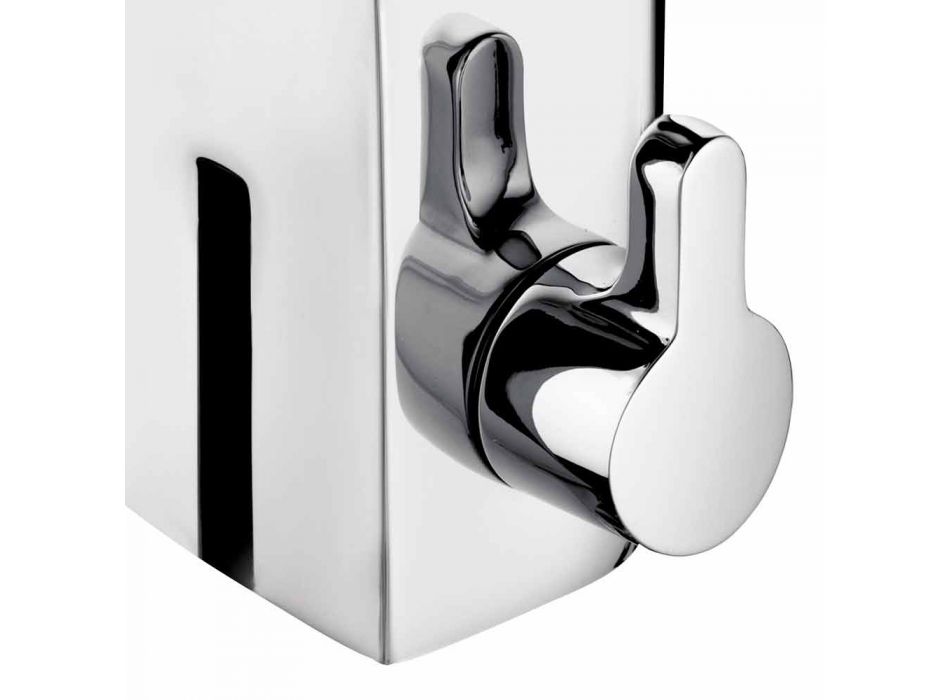 Mélangeur de lavabo moderne avec capteur infrarouge en métal chromé - Gonzo Viadurini
