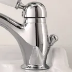 Mélangeur de lavabo en laiton fait main de style classique avec levier - Noriana Viadurini