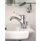 Mélangeur de lavabo en laiton fait main de style classique avec levier - Noriana Viadurini