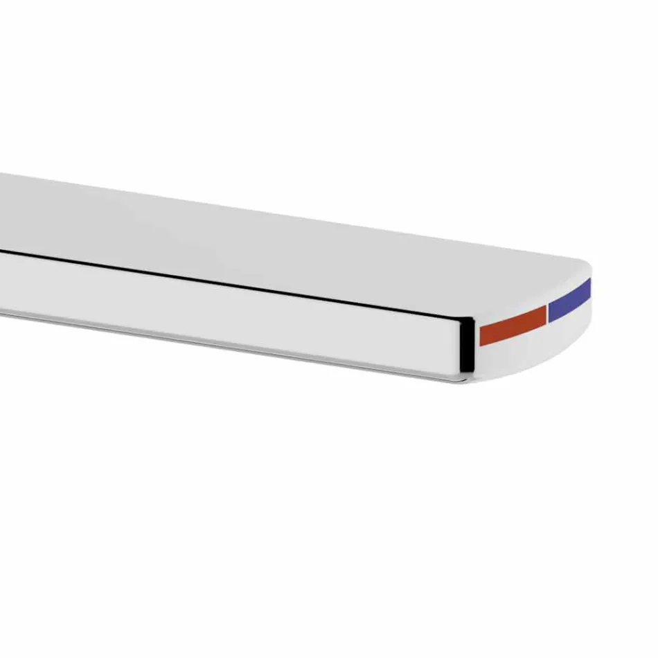 Mitigeur de lavabo moderne en métal chromé - Zanio Viadurini