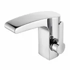 Mitigeur monocommande de design moderne pour lavabo de salle de bain fini chrome - Gonzo Viadurini