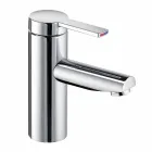 Mitigeur monocommande de design moderne pour lavabo de salle de bain en métal - Zanio Viadurini