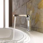 Mitigeur monocommande de design moderne pour lavabo sans drain - Etto Viadurini
