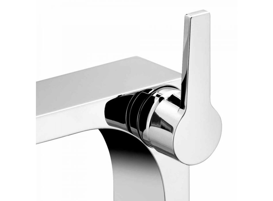 Mitigeur monocommande de design moderne pour lavabo sans drain - Etto Viadurini