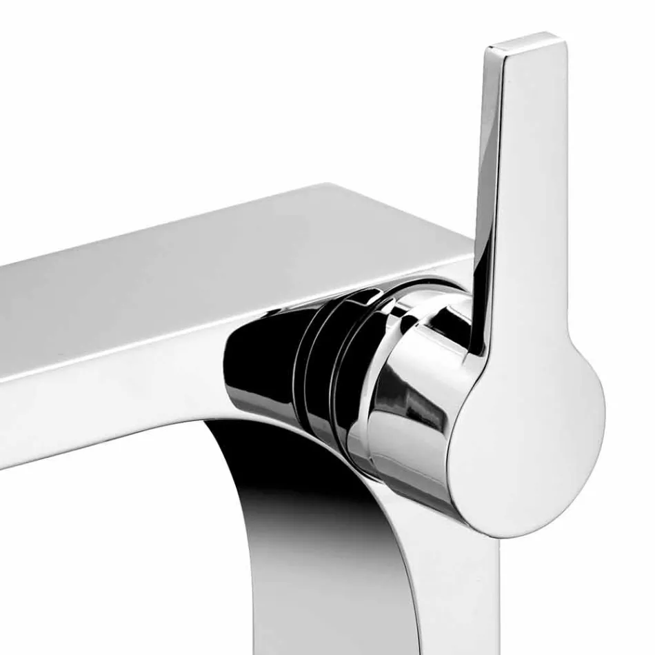 Mitigeur monocommande de design moderne pour lavabo sans drain - Etto Viadurini
