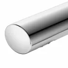 Mitigeur d'évier de salle de bain moderne à levier unique avec drain en métal - Pinto Viadurini