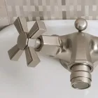 Mitigeur de bidet monotrou en laiton, style vintage fabriqué en Italie - Silvana Viadurini