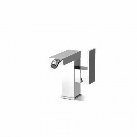 Mitigeur de bidet à levier latéral sans drain Fabriqué en Italie - Panela Viadurini